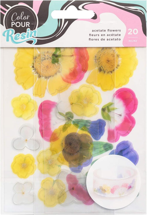 FLOWERS POUR RESIN MIX INS